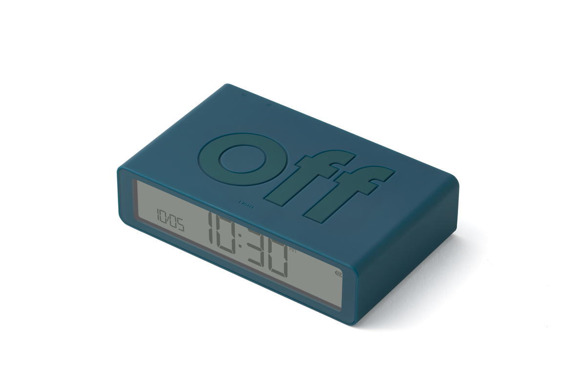 Despertador Lexon FLIP Classic azul 4/7