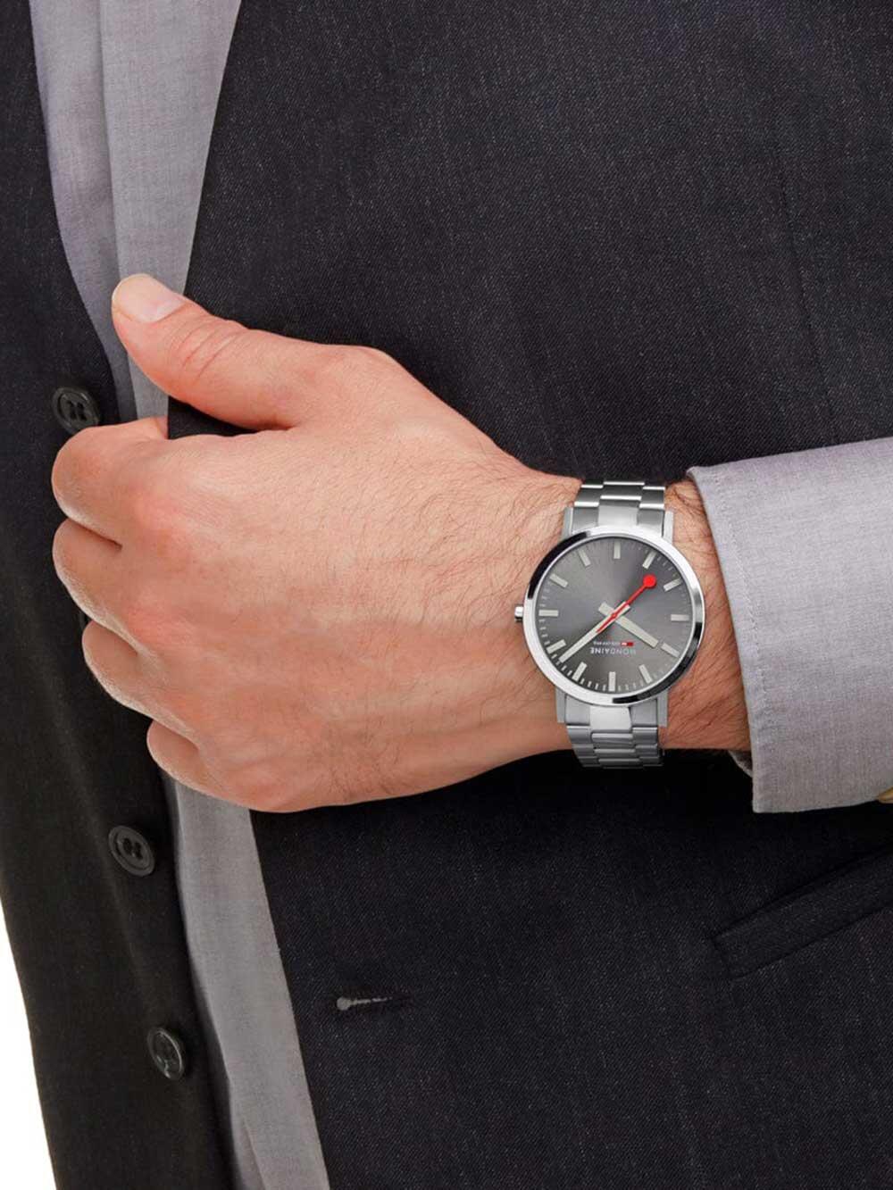 Mens Watch Mondaine A660.30360.81SBJ, Quartz, 40mm, 5ATM 2/5