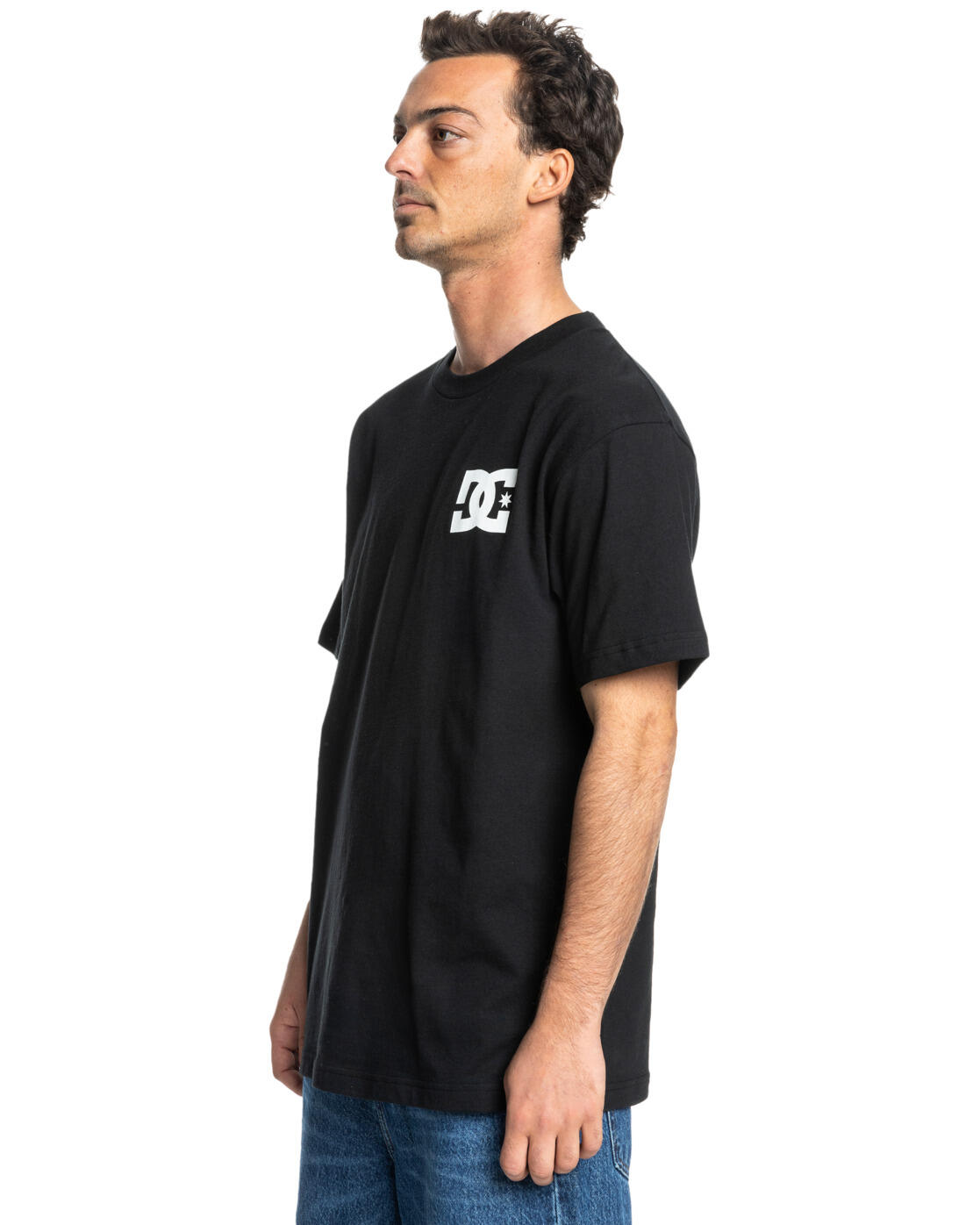 T-shirt à manches courtes THE VENUE Noir Homme 3/4