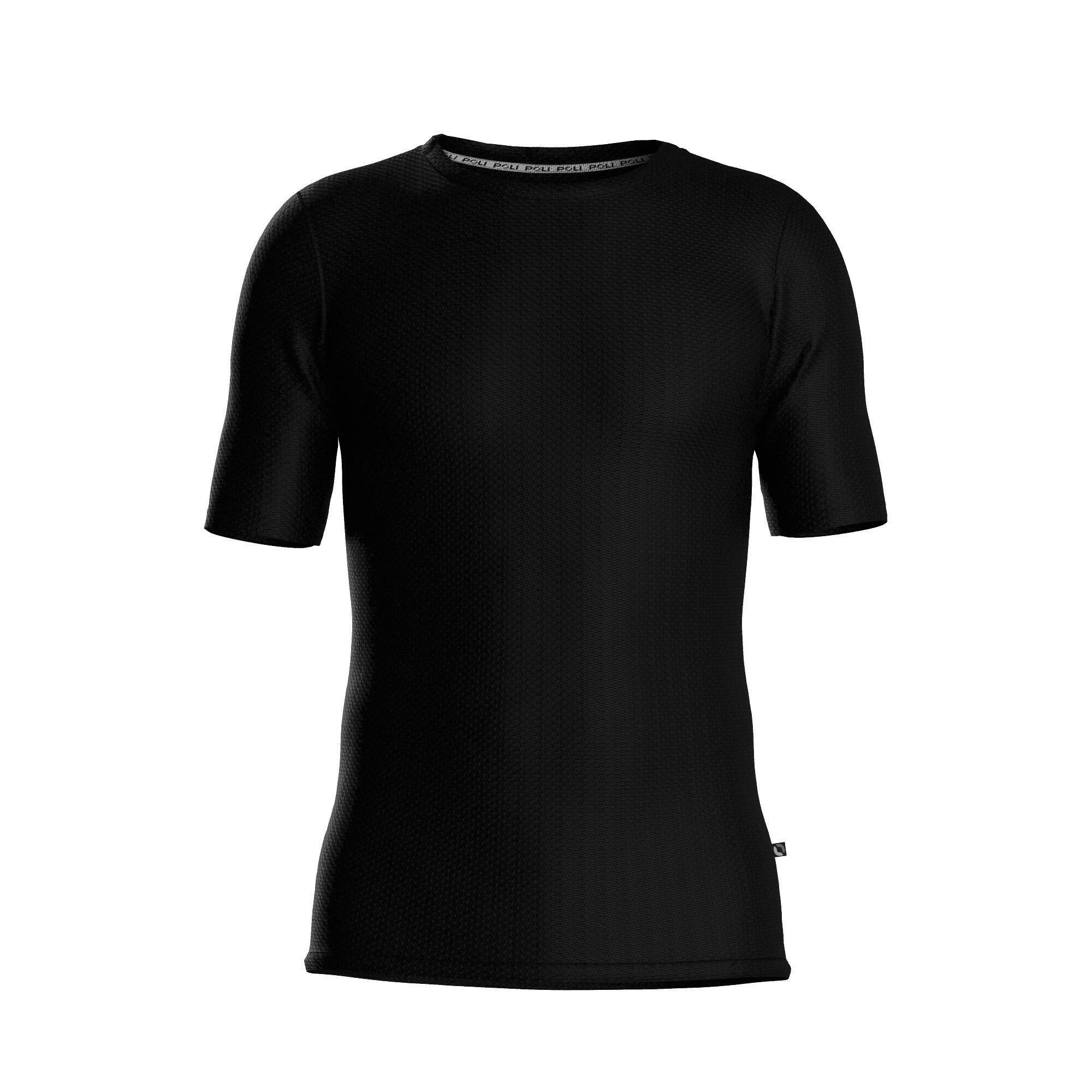Poli - Sous-vêtement Sport Manches Courtes Unisexe P-dry - Sous Maillot Manche Courte - Noir - 40 M - Decathlon