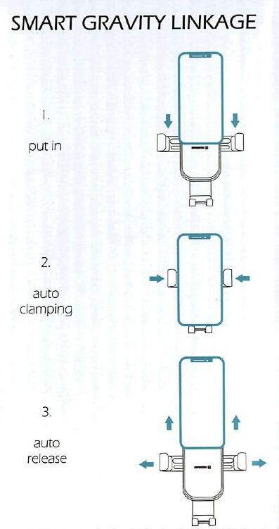 Suporte Swissten Gravity Car Holder S-Grip G1-R1 3/3