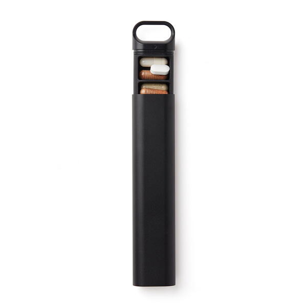 LEXON Caixa comprimidos Lexon Nomaday Pillbox preto