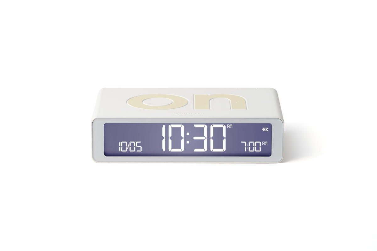 LEXON Despertador Lexon FLIP Classic branco