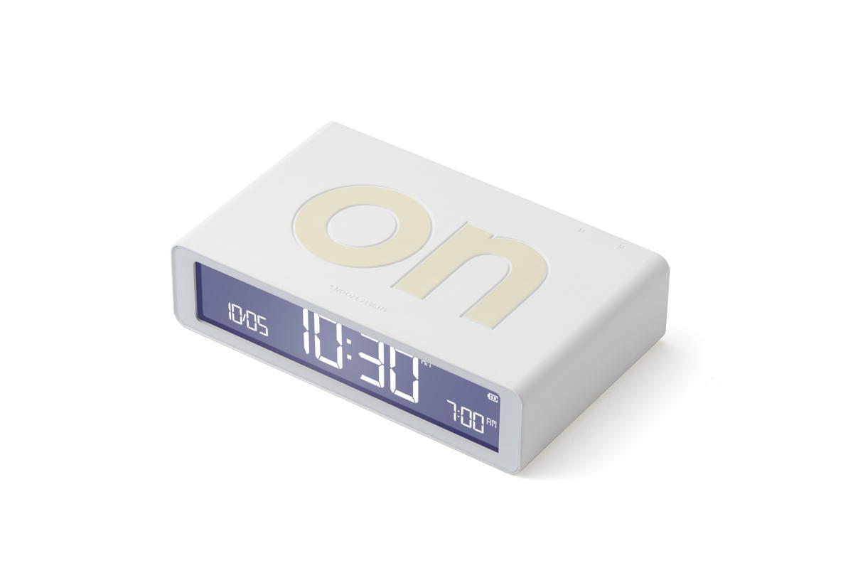 Despertador Lexon FLIP Classic branco 3/7