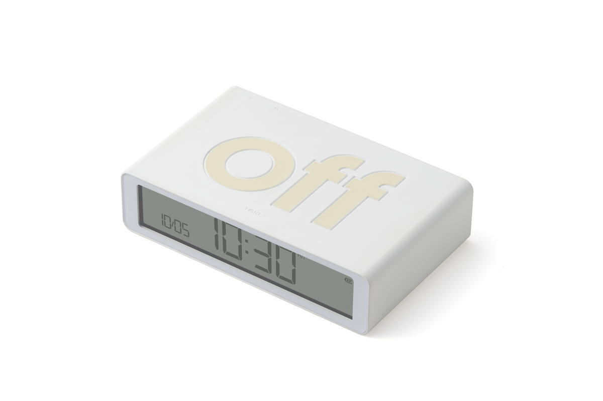 Despertador Lexon FLIP Classic branco 4/7