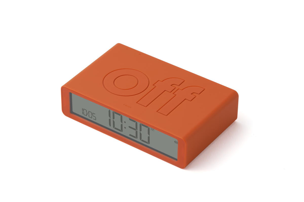 Despertador Lexon FLIP Classic laranja 4/5