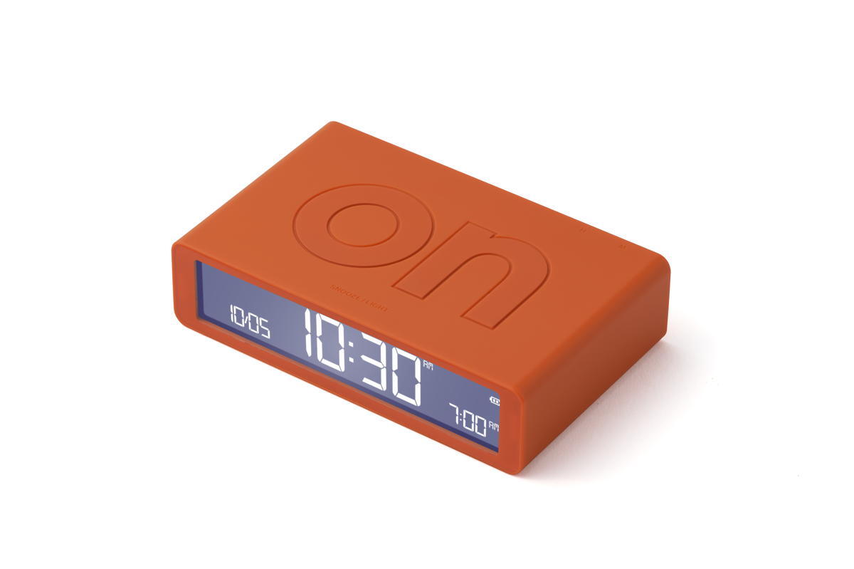 Despertador Lexon FLIP Classic laranja 3/5