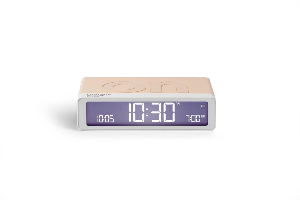 LEXON Despertador Lexon FLIP Classic Pantone creme