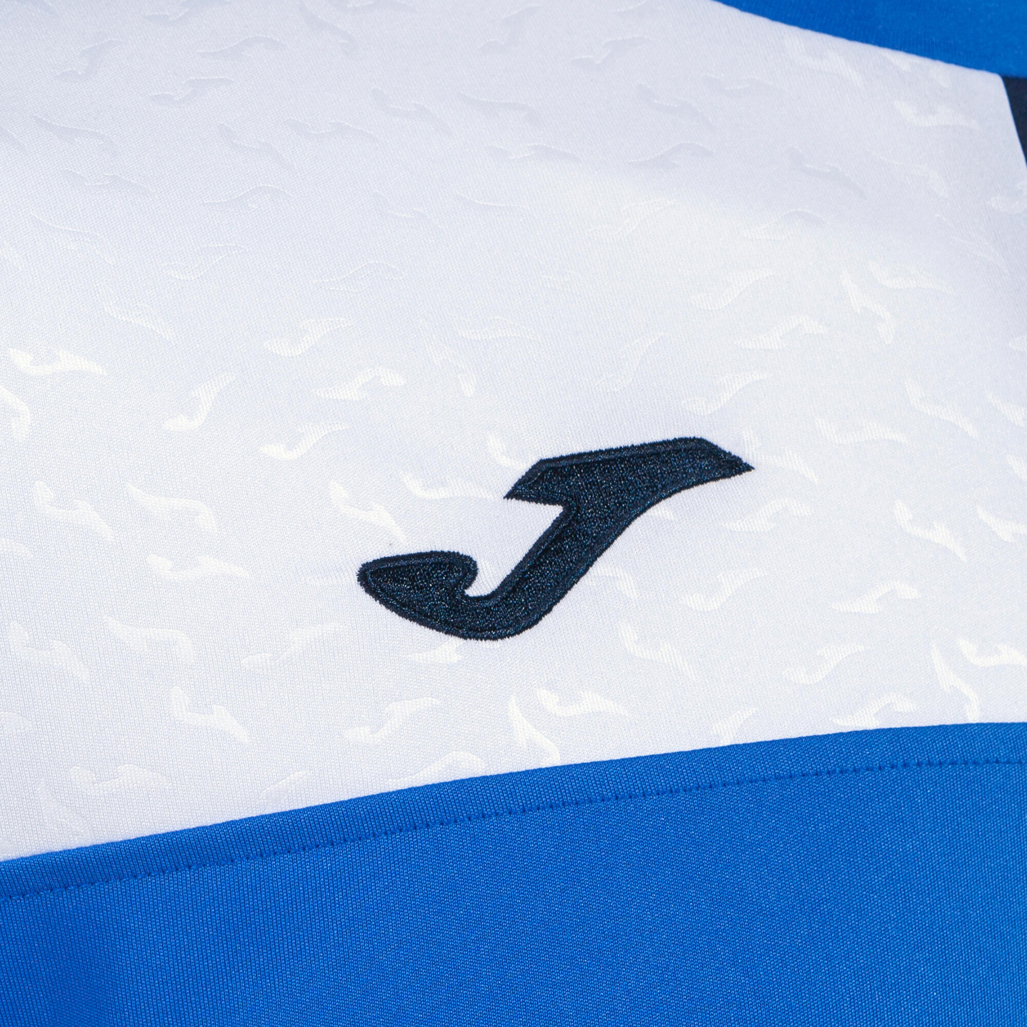 T-Shirt Manga Curta Futebol Criança Joma Crew V Azul Royal 3/5