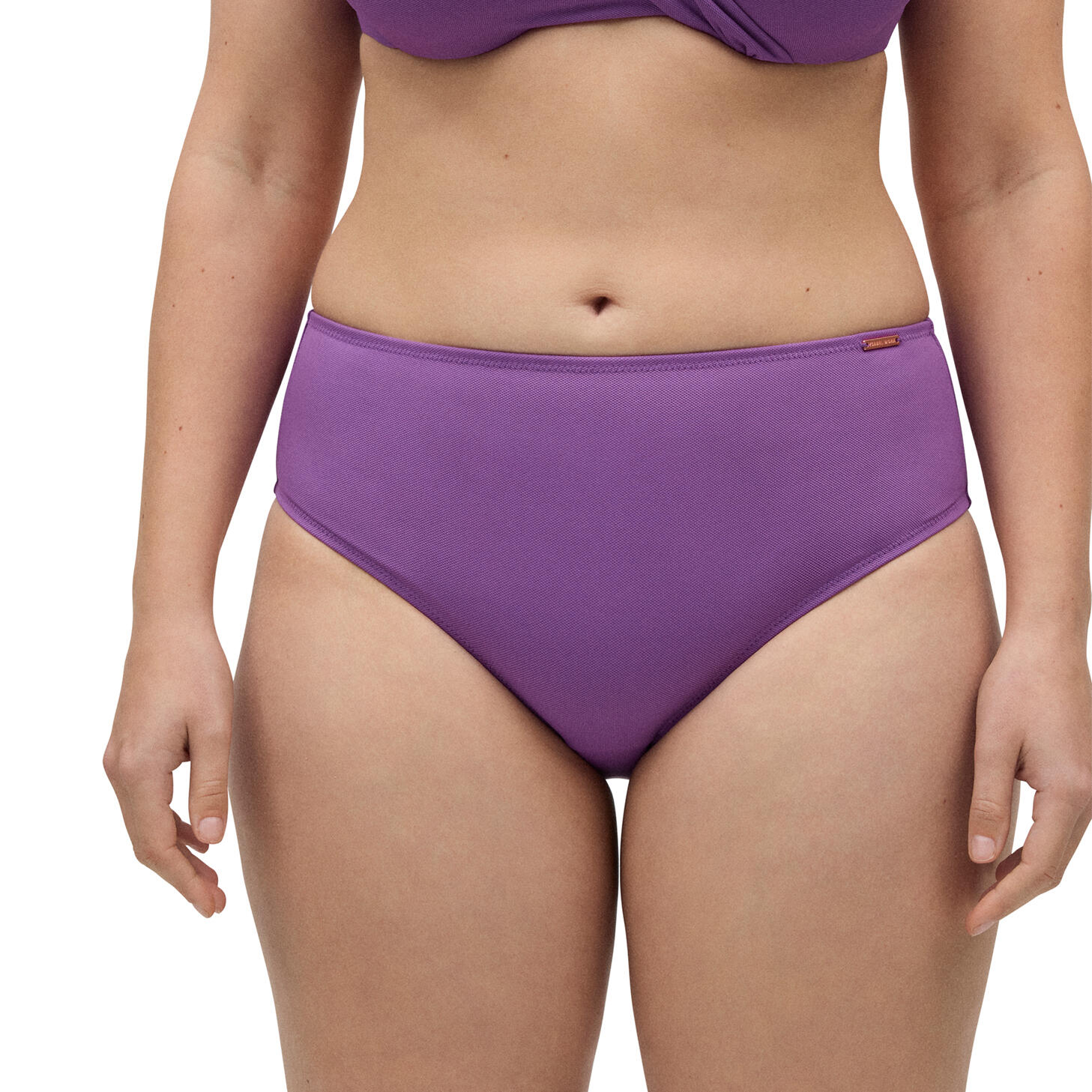 YSABEL MORA Braga bikini reductora alta micropiqué violeta