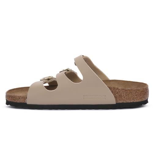 Sandalias Planas Mujer Birkenstock Florida Beige 3/5