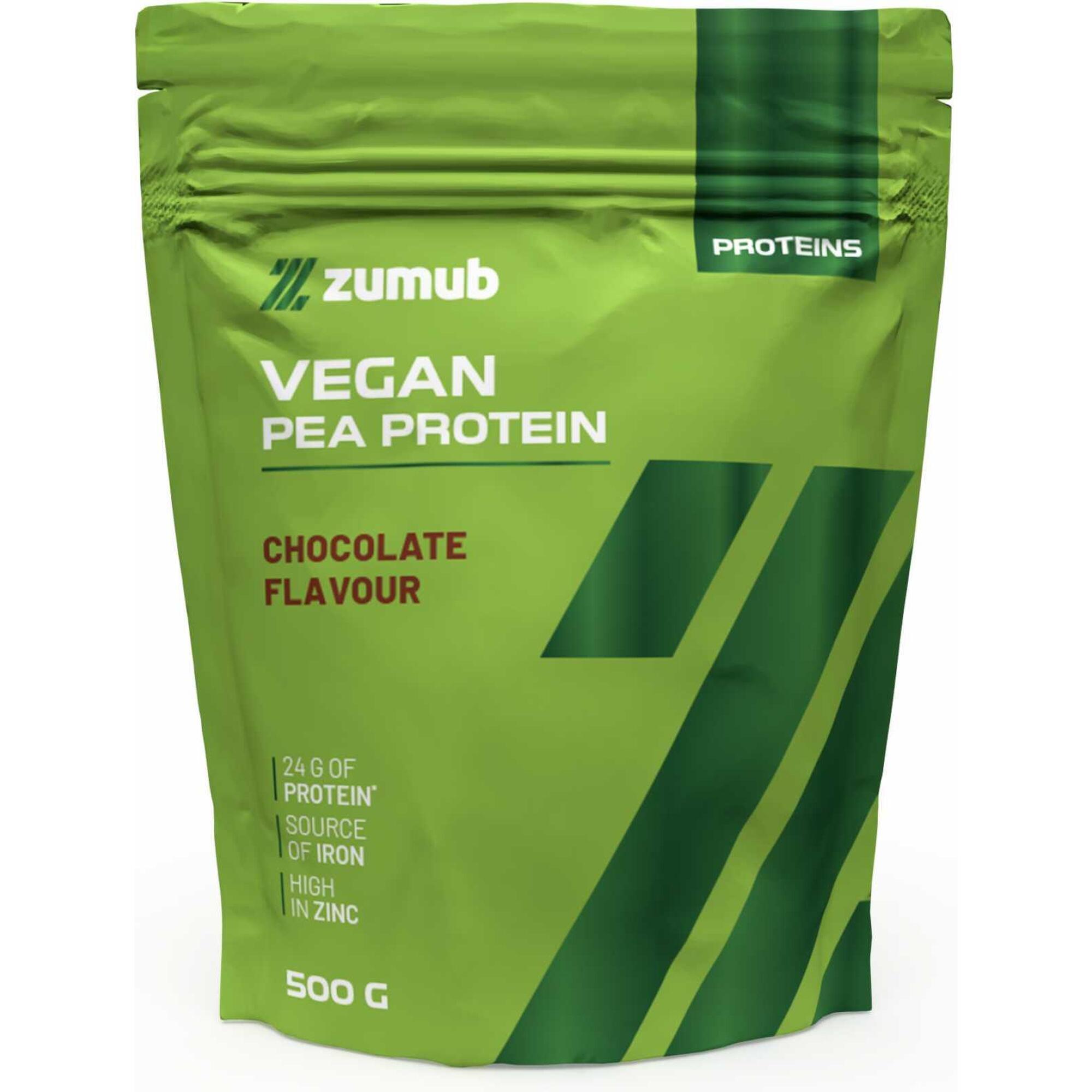 Zumub - Zumub Protéine Végane (protéine De Pois) 500g - Chocolat - Protéines Végétales - 500 G - Decathlon