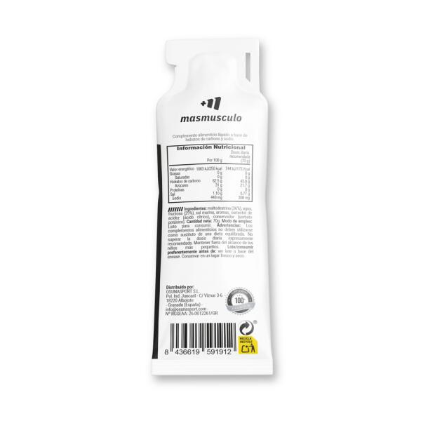 Carbo gel pro - 70g Citrus da Masmusculo 2/4