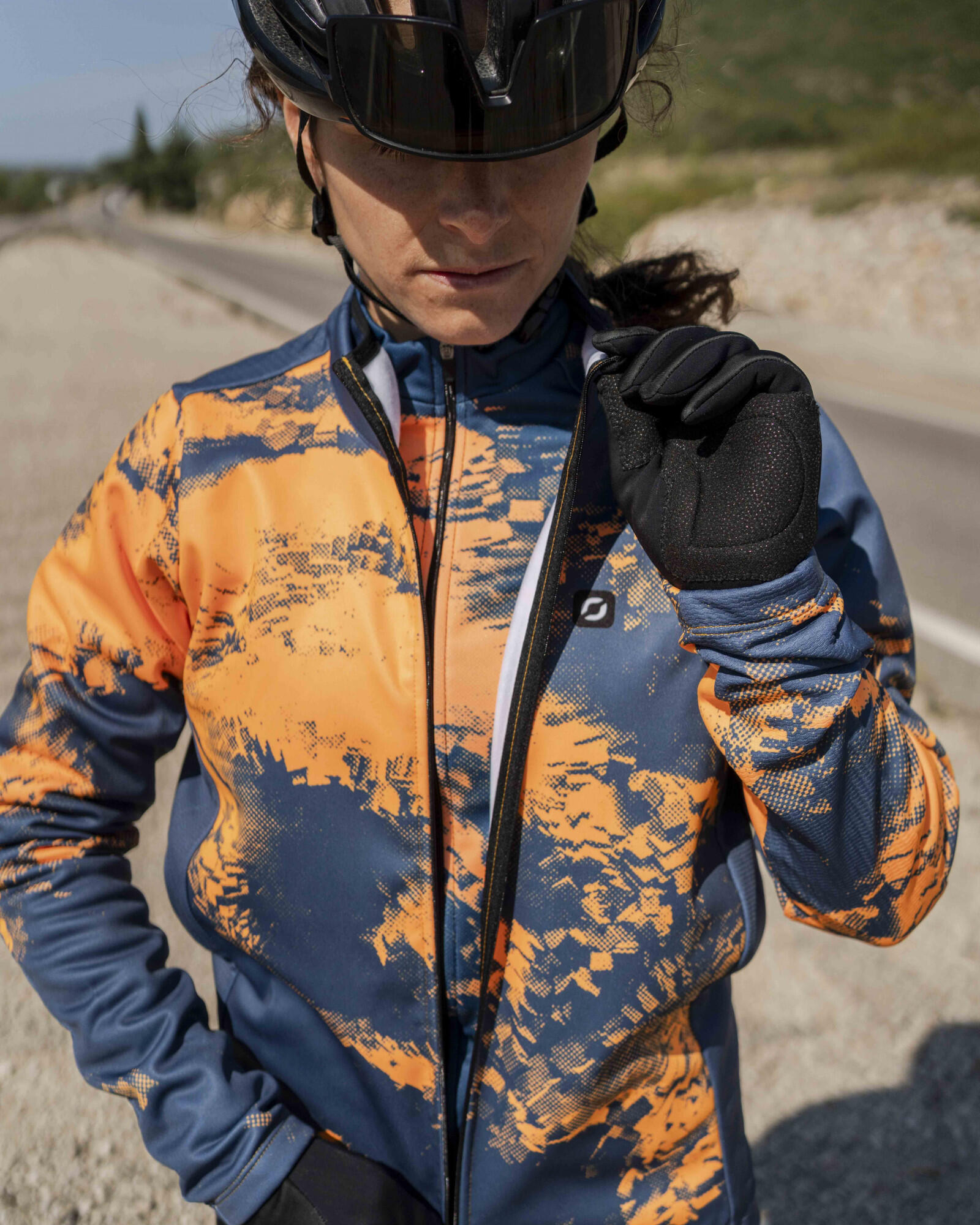 Veste vélo thermique mi-saison unisexe - VALEK PYRITE 5/6