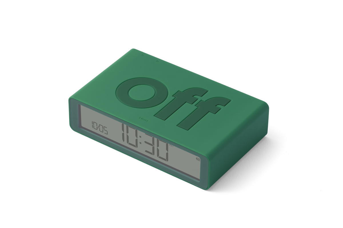 Despertador Lexon FLIP Classic verde 4/7