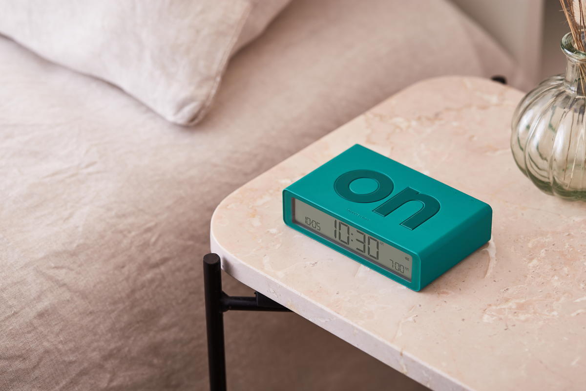 Despertador Lexon FLIP Classic verde 6/7