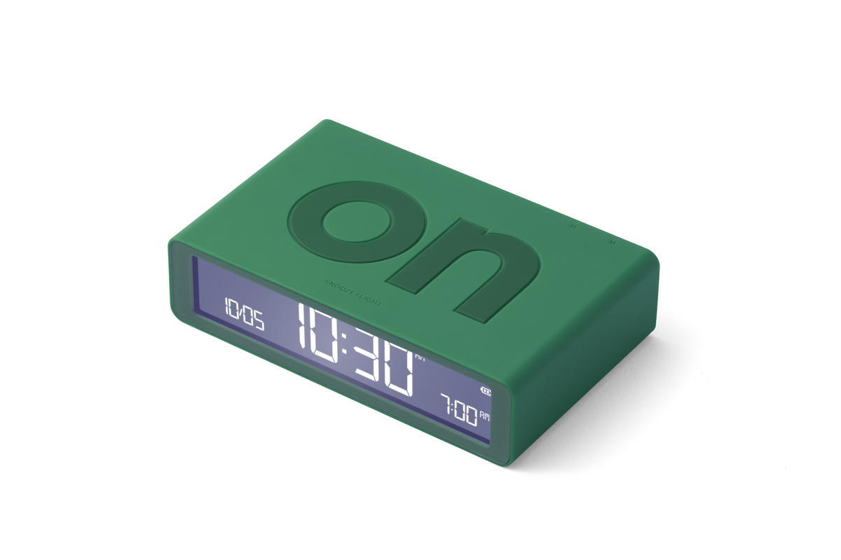 Despertador Lexon FLIP Classic verde 3/7