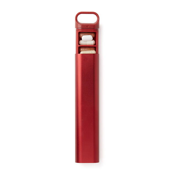 LEXON Caixa comprimidos Lexon Nomaday Pillbox vermelho