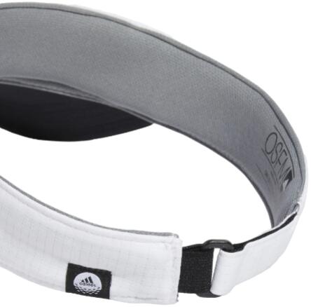 Adidas Tour Visor con Letra, Ajustable, Unisex, Blanco 2/2