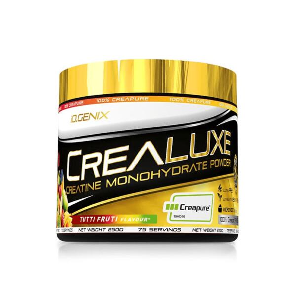 Crealuxe - 250g Tutti Frutti da IO.Genix Exclusivo Online                      3 cores disponíveis
 31,45€  Preço por quantidade 125,80€kg IO.GENIX Crealuxe - 250g Tutti Frutti da IO.GenixVendido e expedido por: Masmusculo    