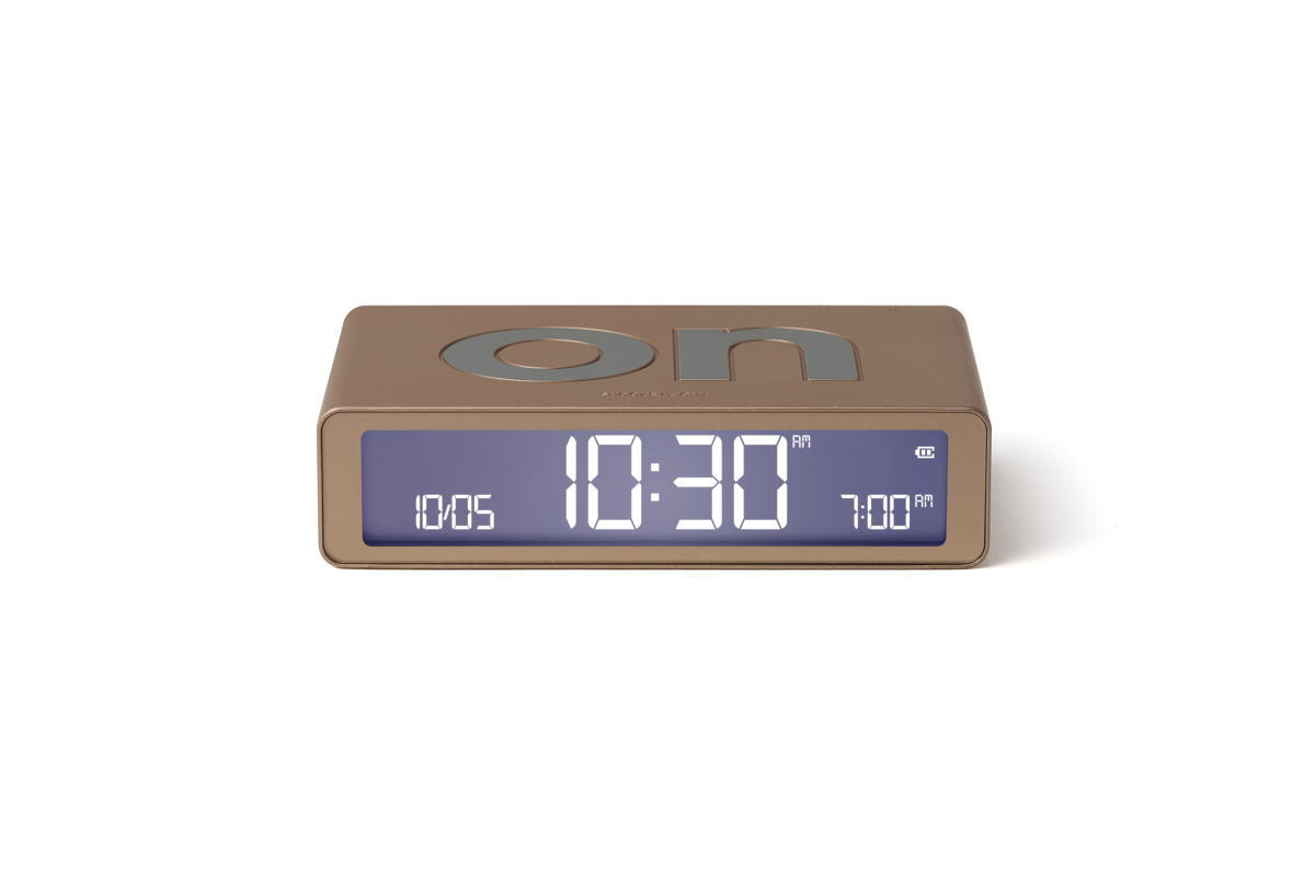 LEXON Despertador Lexon FLIP Classic dourado