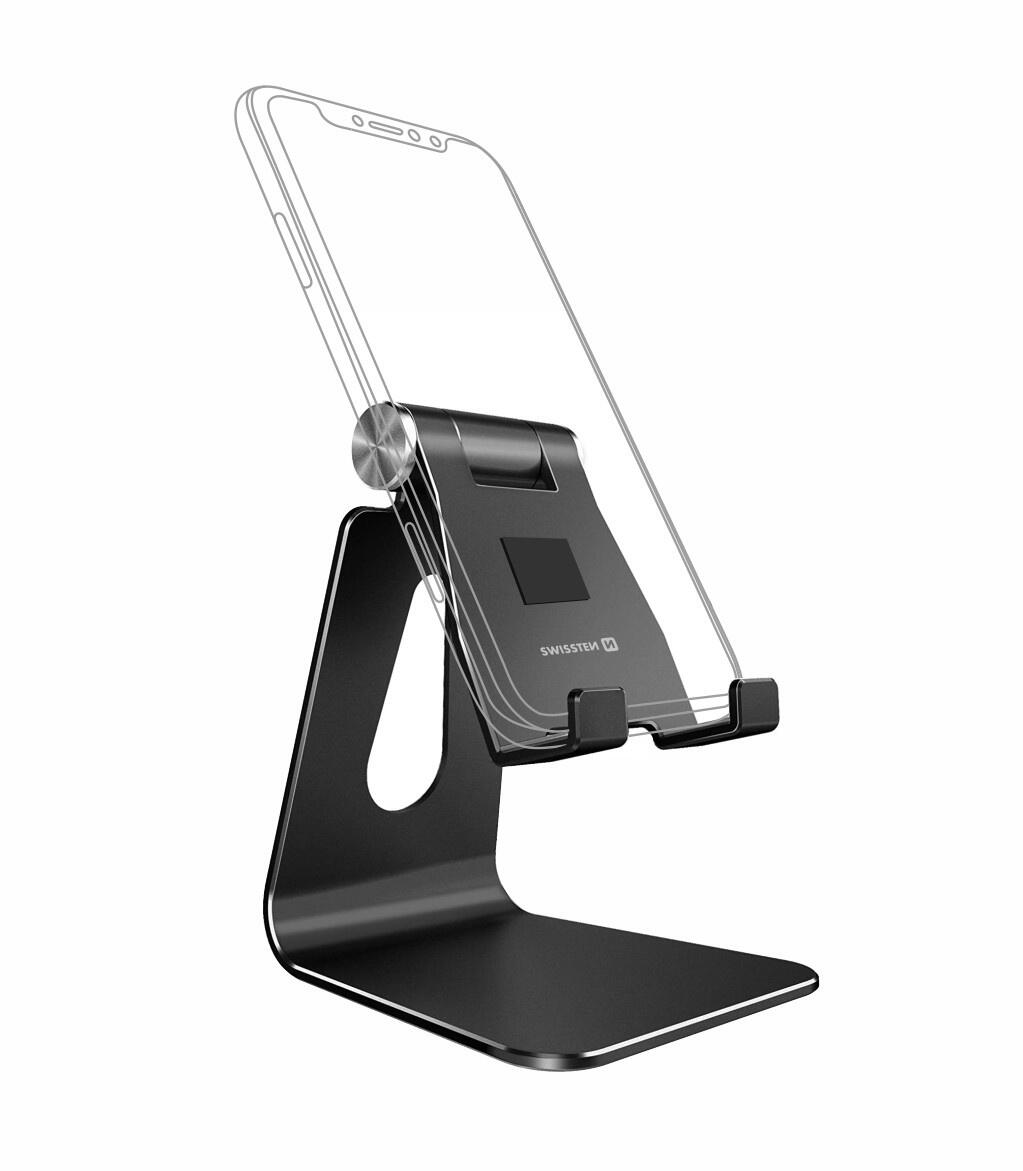 Suporte swissten aluminium stand for smartphone