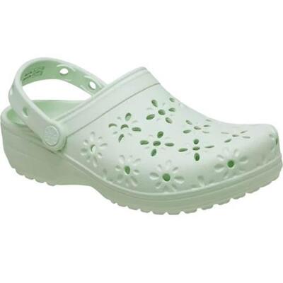 Damen universal Schuh Crocs Classic Floral Cut Out Clog