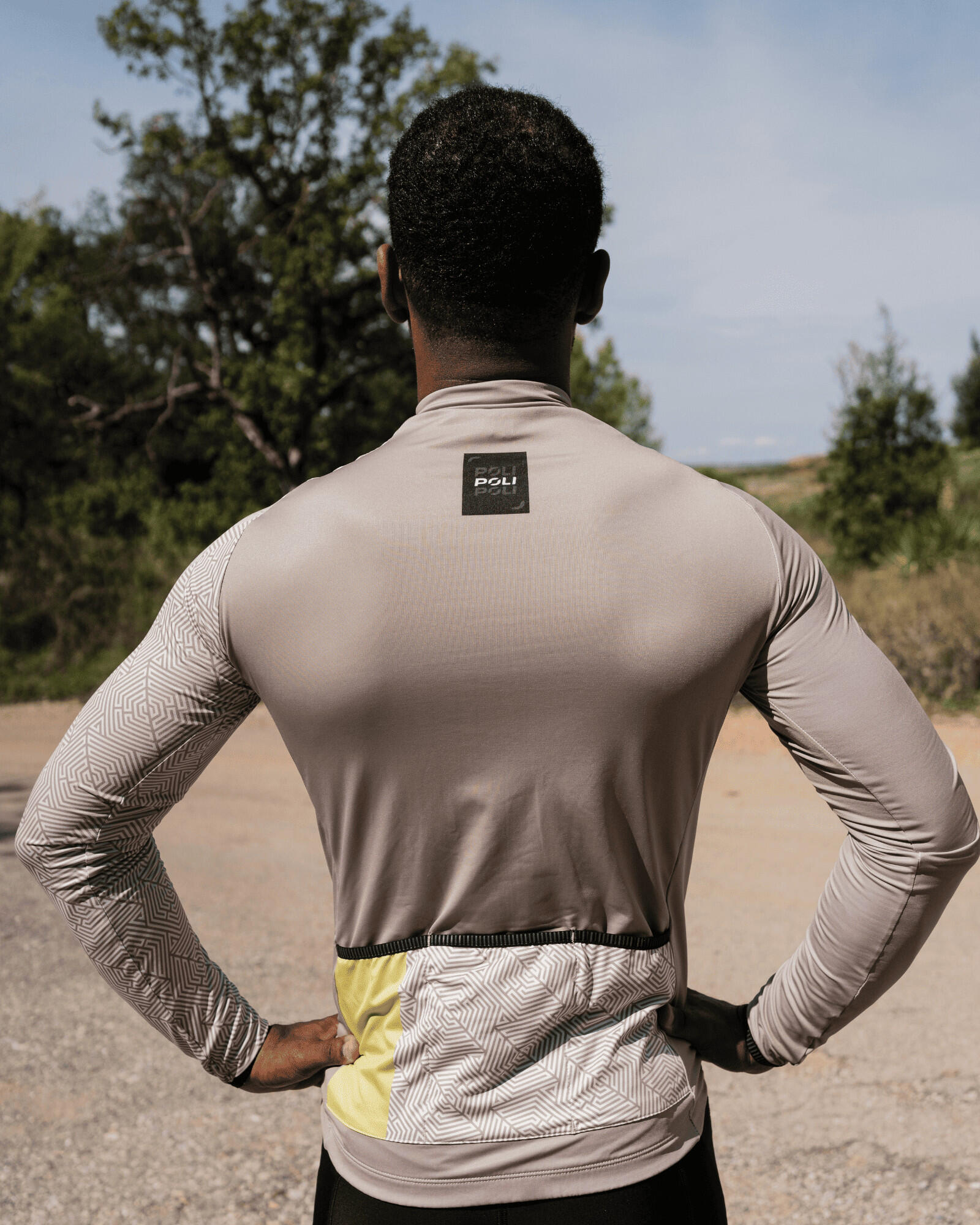 Maillot vélo manches longues unisexe - ROCH BASALTE 4/6