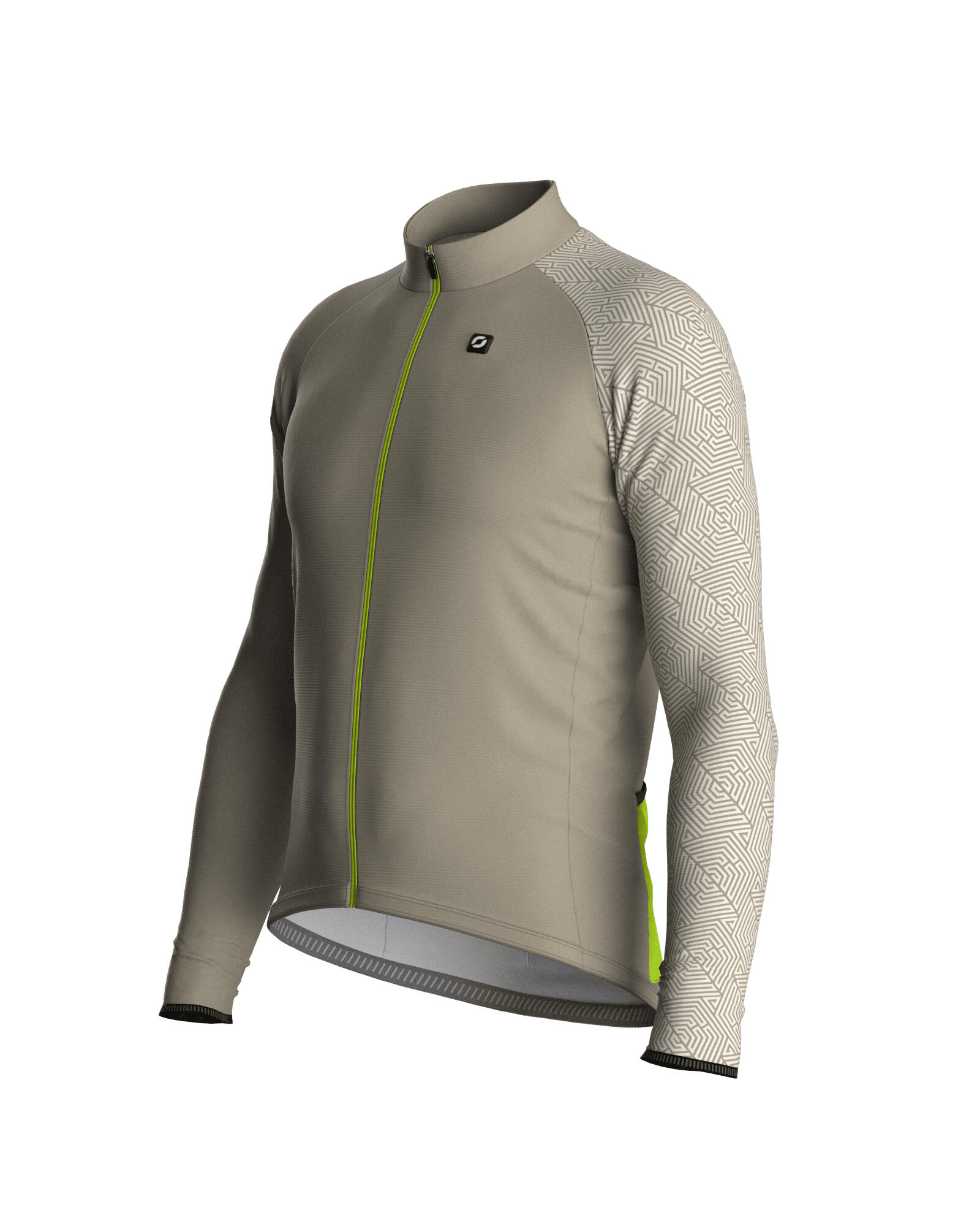 Maillot vélo manches longues unisexe - ROCH BASALTE 5/6