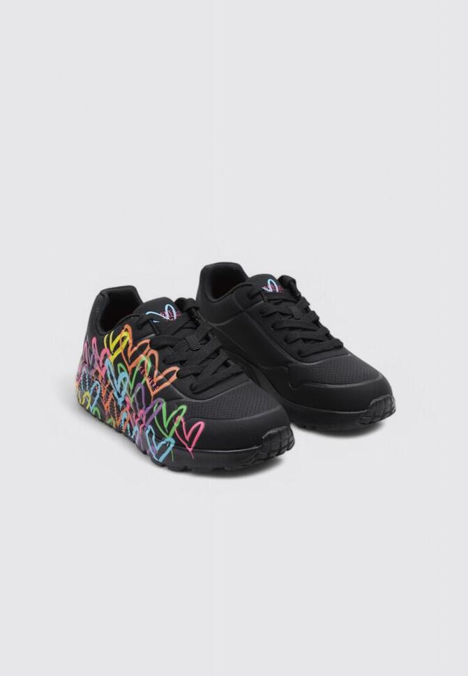 Buty do chodzenia damskie Skechers Uno Lite Spread The Love