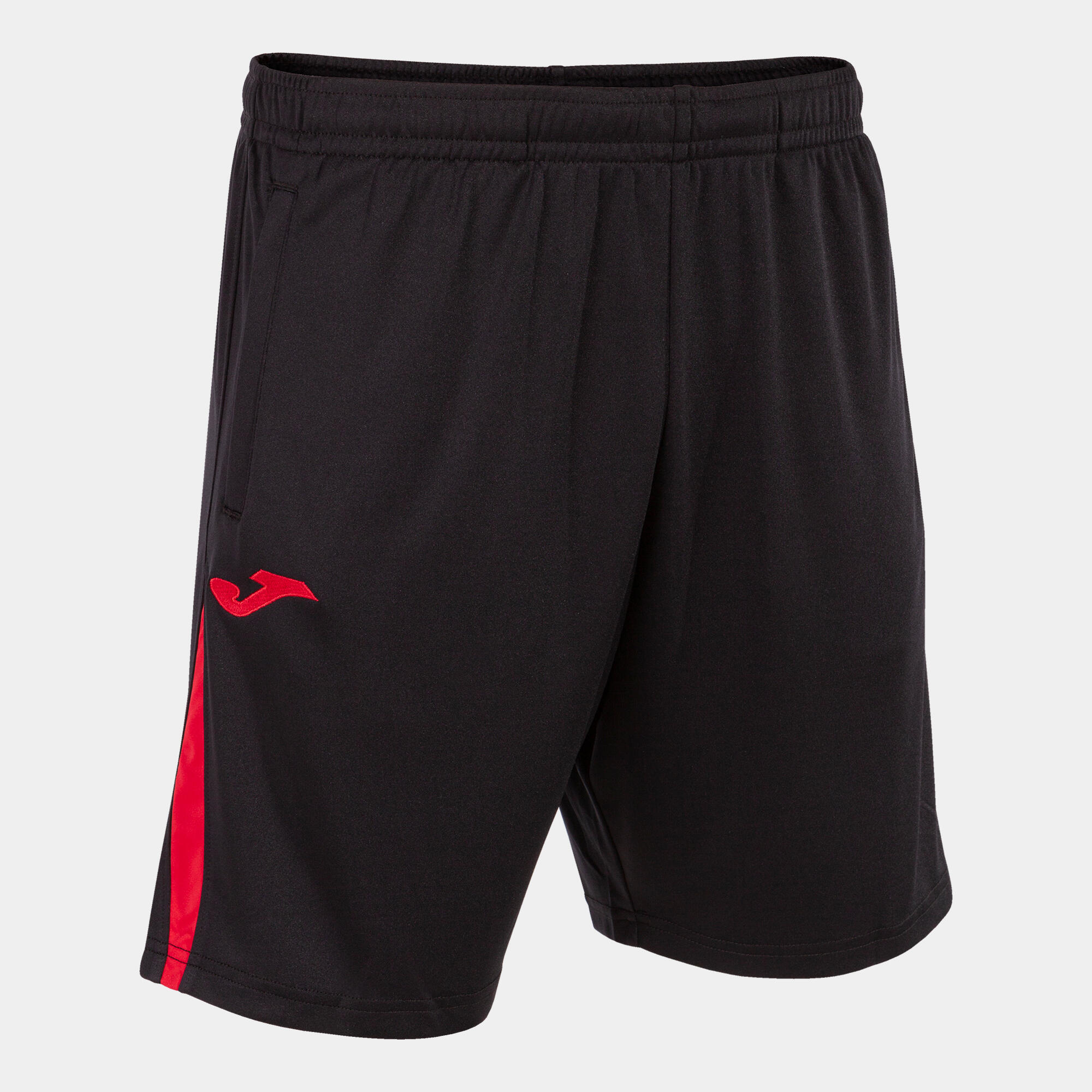 Joma - Bermuda Football Homme Joma Championship Vii Noir - Short - Noir|rouge - 52 2xl - Decathlon