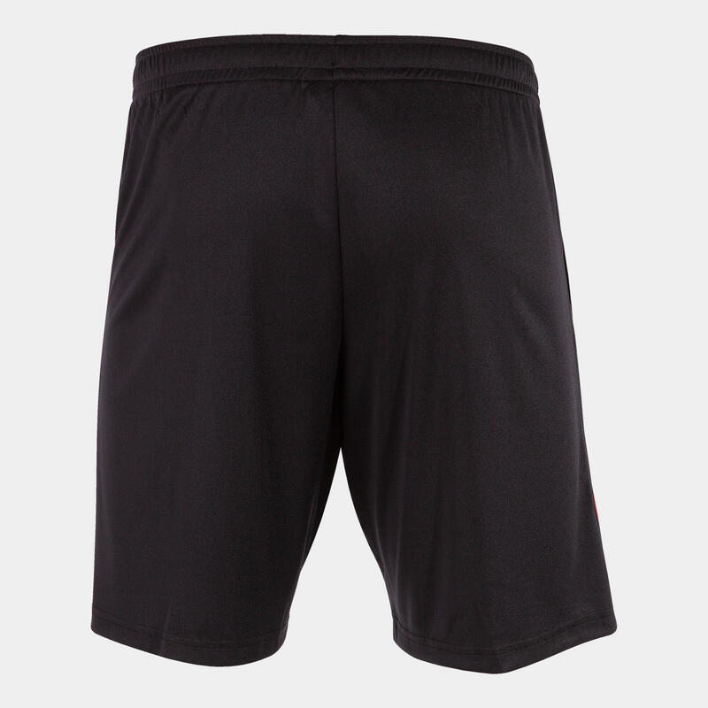 Joma Championship VII Shorts 2xl - Zwart/Rood, Ademend Sportkleding