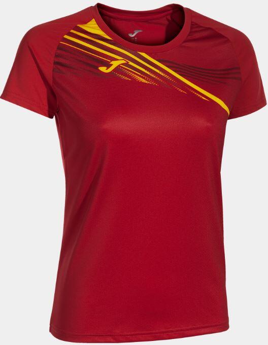 Maillot Manches Courtes Running Femme Joma Elite X Rouge 3/5