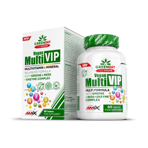 AMIX Veganistisch Multi Vip - 60 tablets Amix GreenDay