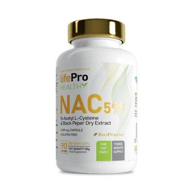 Nac 90 Vegancaps 599mg Life Pro