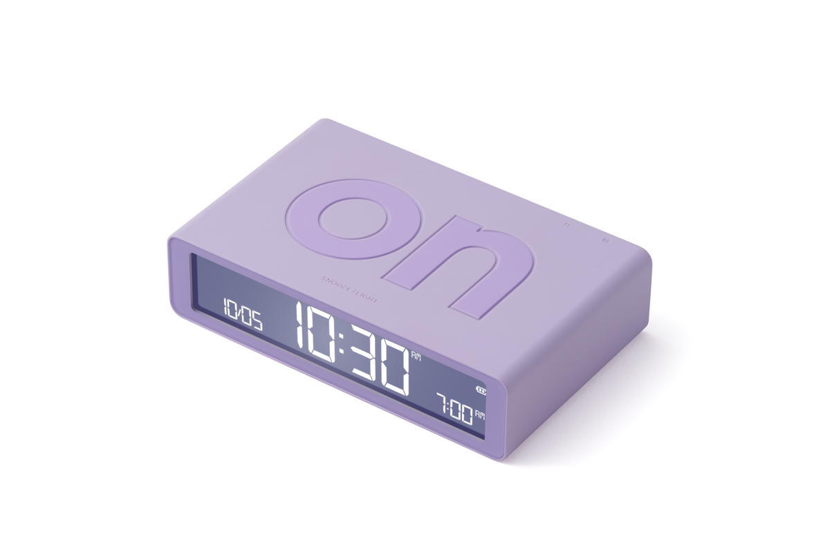 Despertador Lexon FLIP Classic roxo 3/7