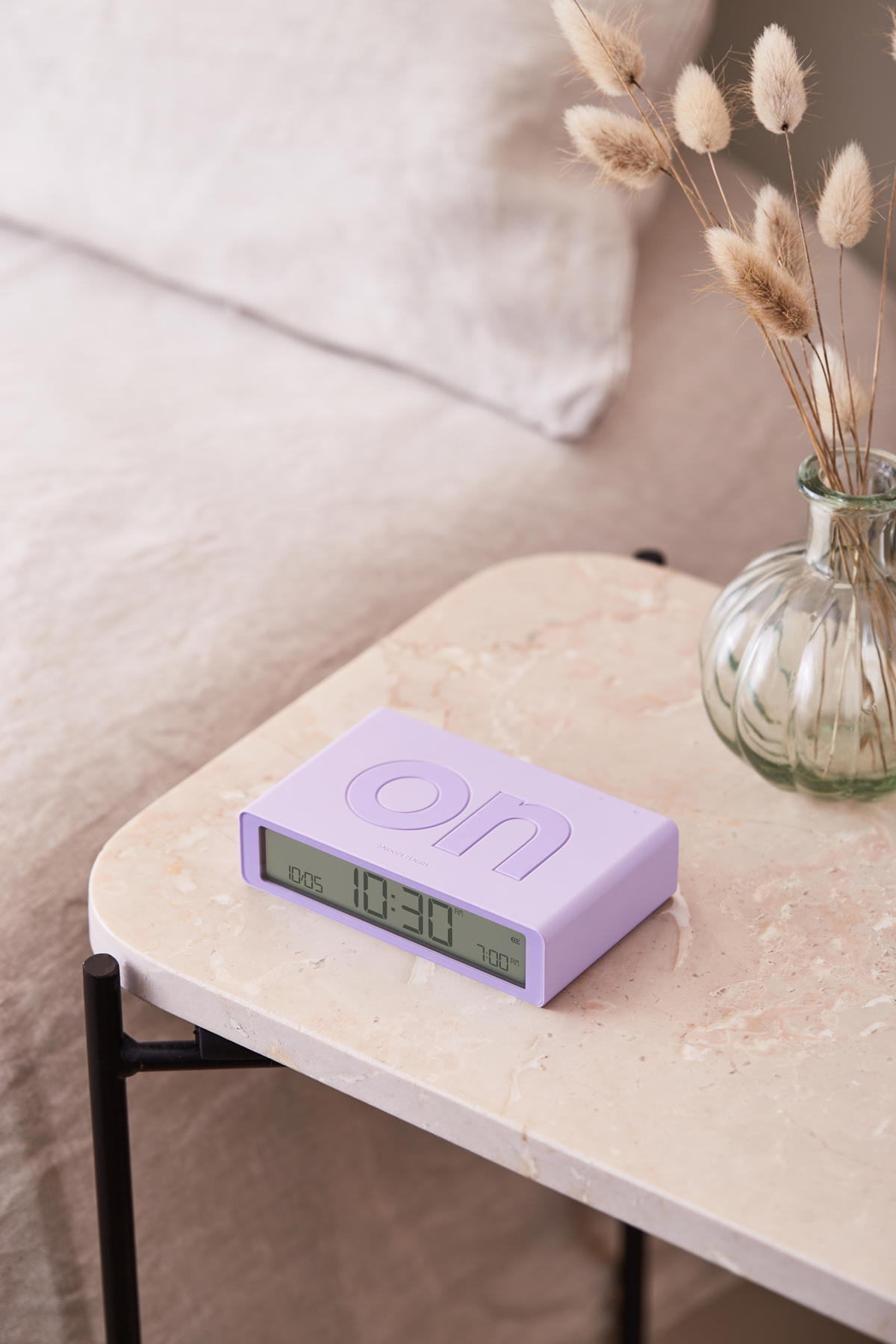 Despertador Lexon FLIP Classic roxo 7/7