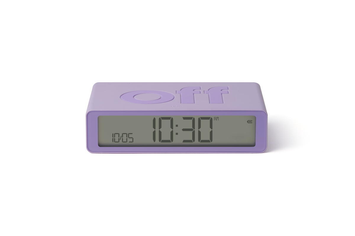 Despertador Lexon FLIP Classic roxo 2/7