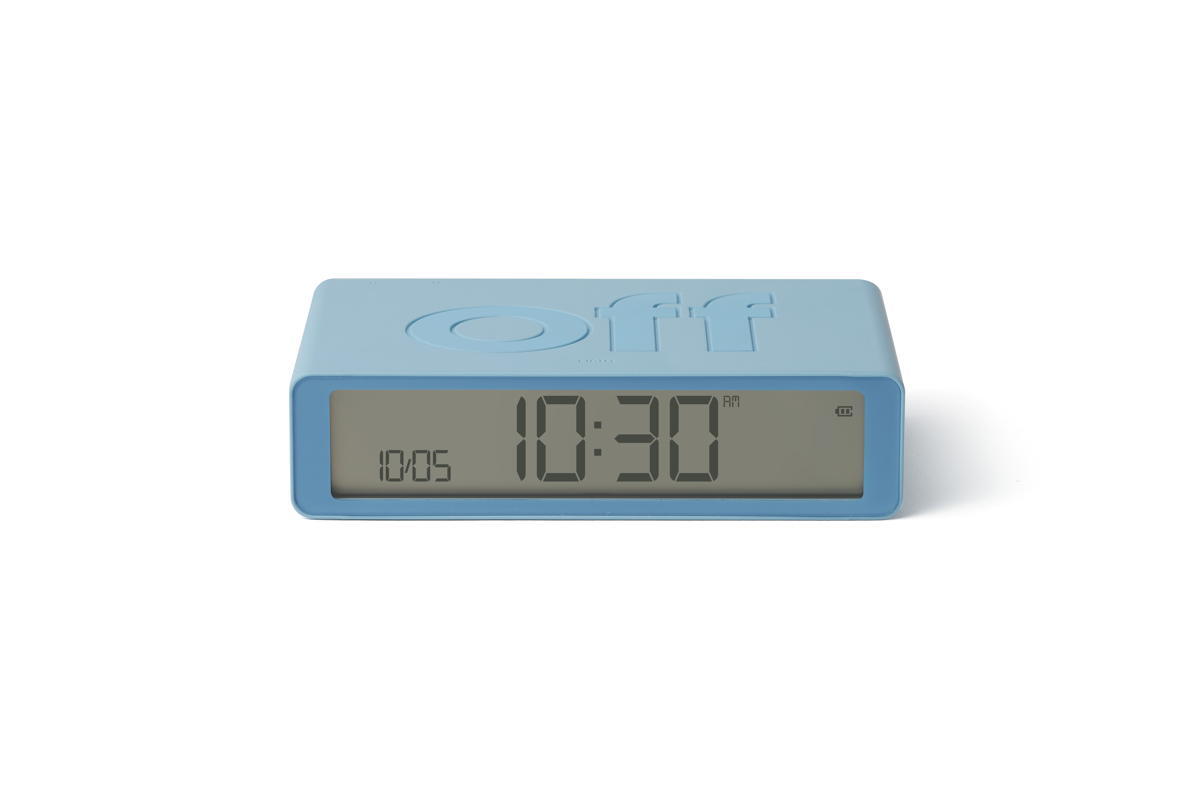 Despertador Lexon FLIP Classic azul claro 2/7