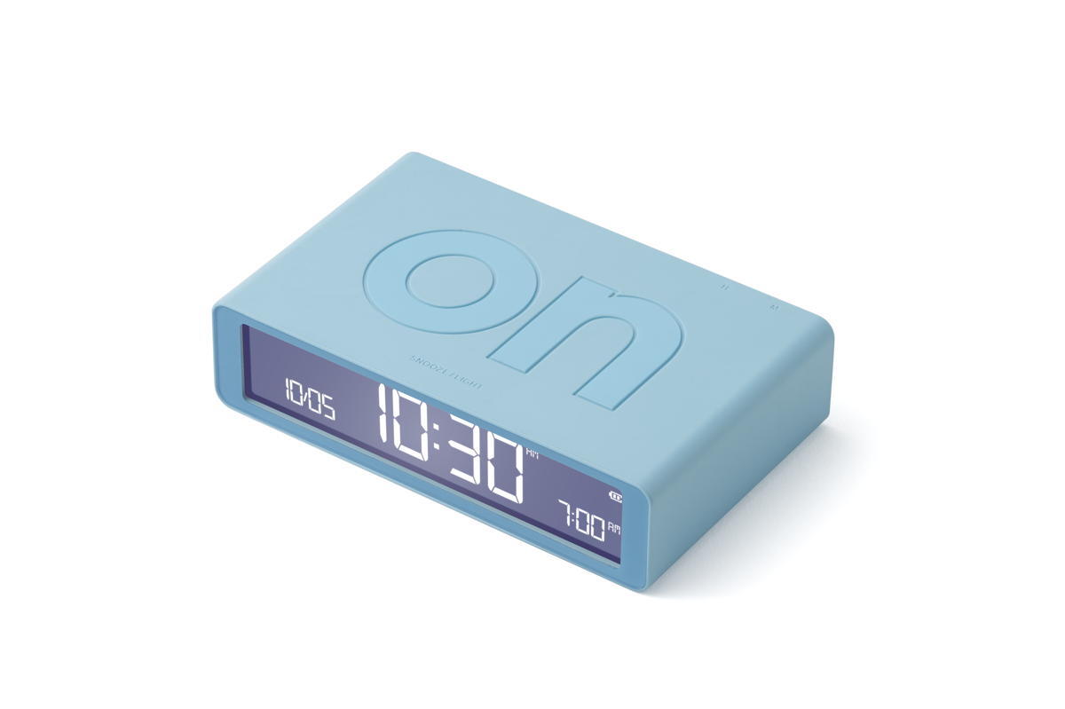 Despertador Lexon FLIP Classic azul claro 3/7