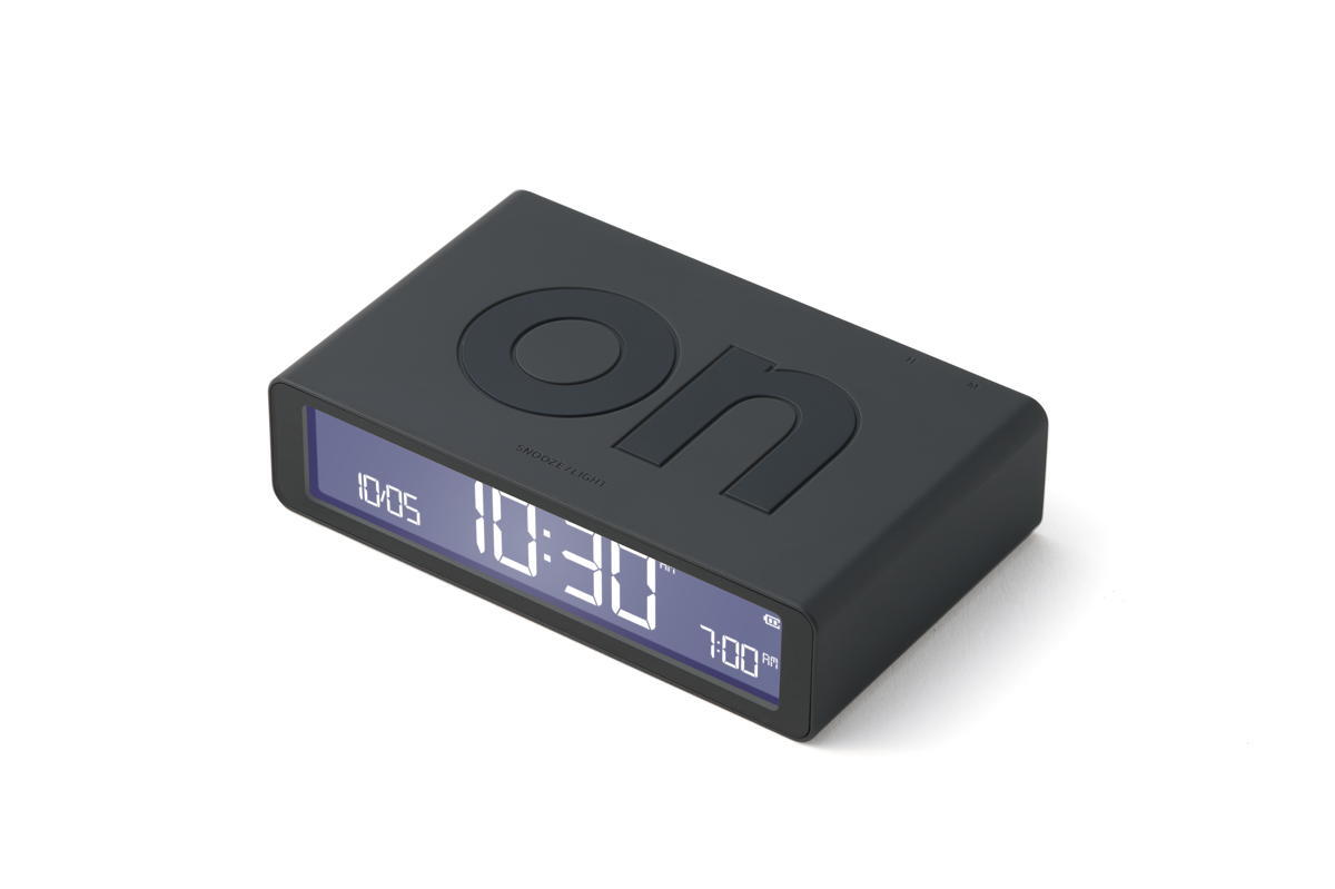 Despertador Lexon FLIP Classic cinzento 3/7