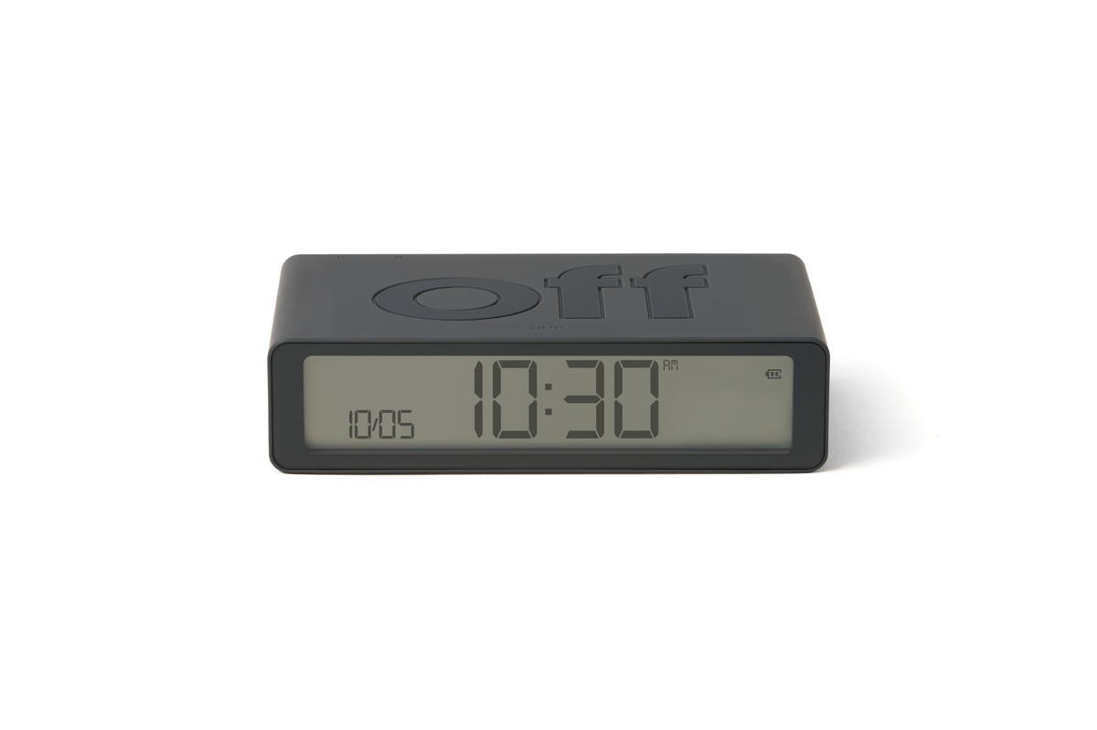 Despertador Lexon FLIP Classic cinzento 2/7