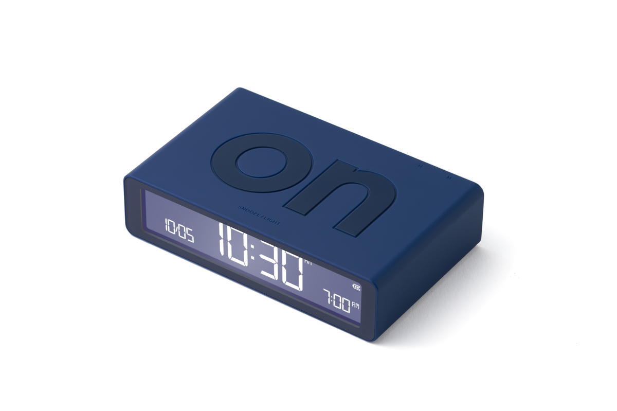Despertador Lexon FLIP Classic azul 3/5