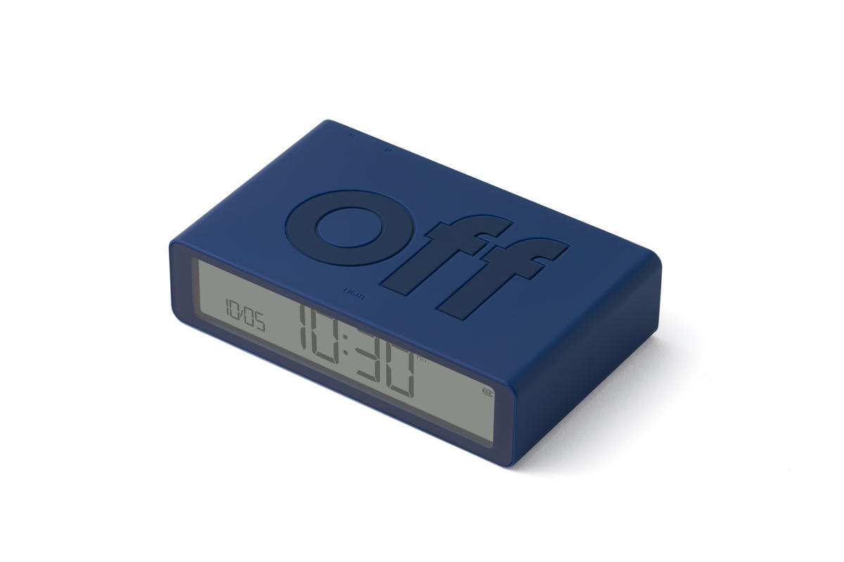 Despertador Lexon FLIP Classic azul 4/5