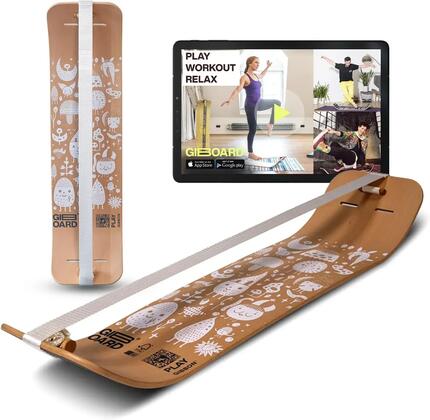 Gibbon GIBOARD Set Play Blanc 106 cm bois FSC, pads liège