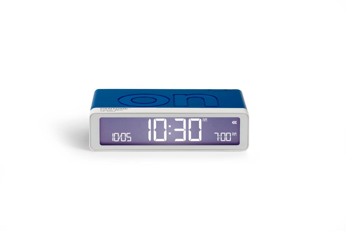 Despertador Lexon FLIP Classic Pantone azul 1/2
