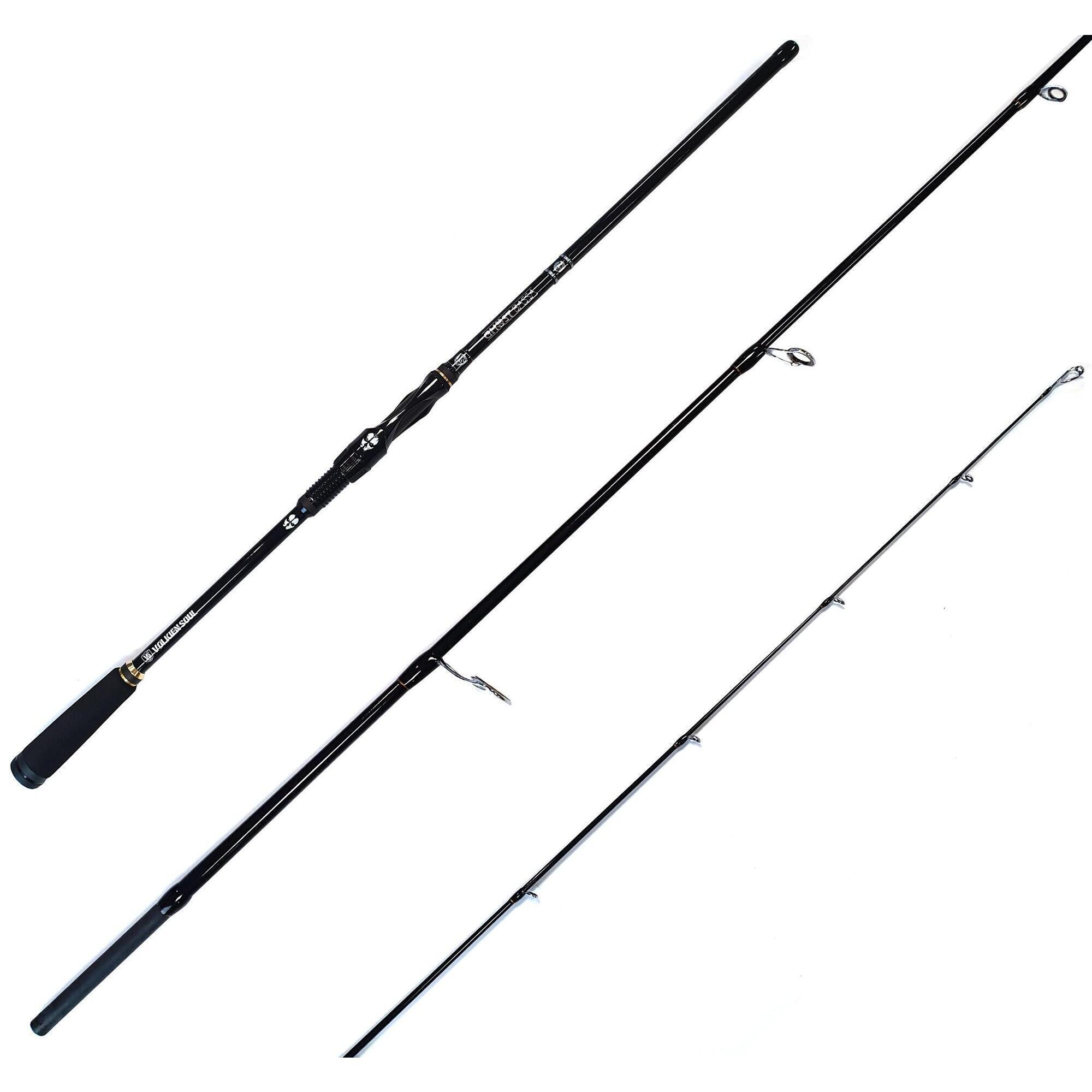 Volkien Soul - Cannes Peche Aux Leurres Ghost Bassa 78 Mh Spinning - Canne - Jaune|noir - Decathlon