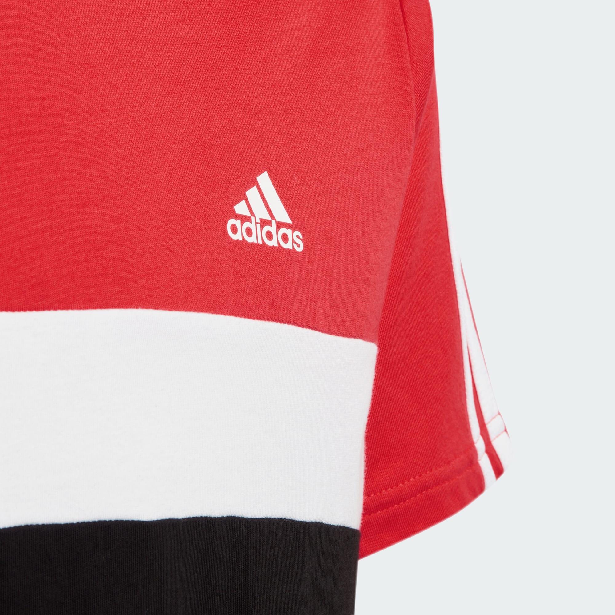 Koszulka Tiberio 3-Stripes Colorblock Cotton Kids 5/7