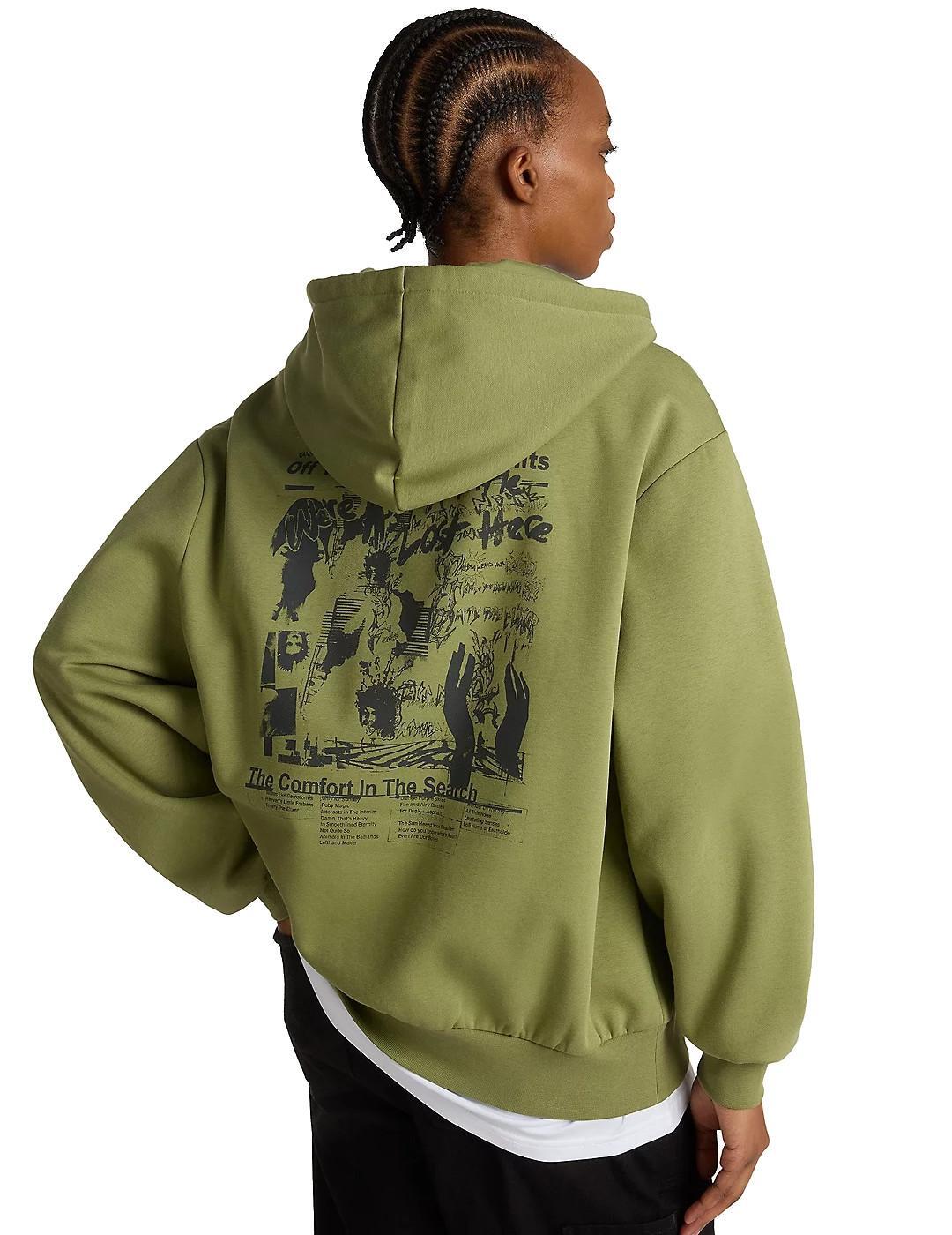 Sudaderas jerseys polares para Mujer Vans Firemade Verde 4/4