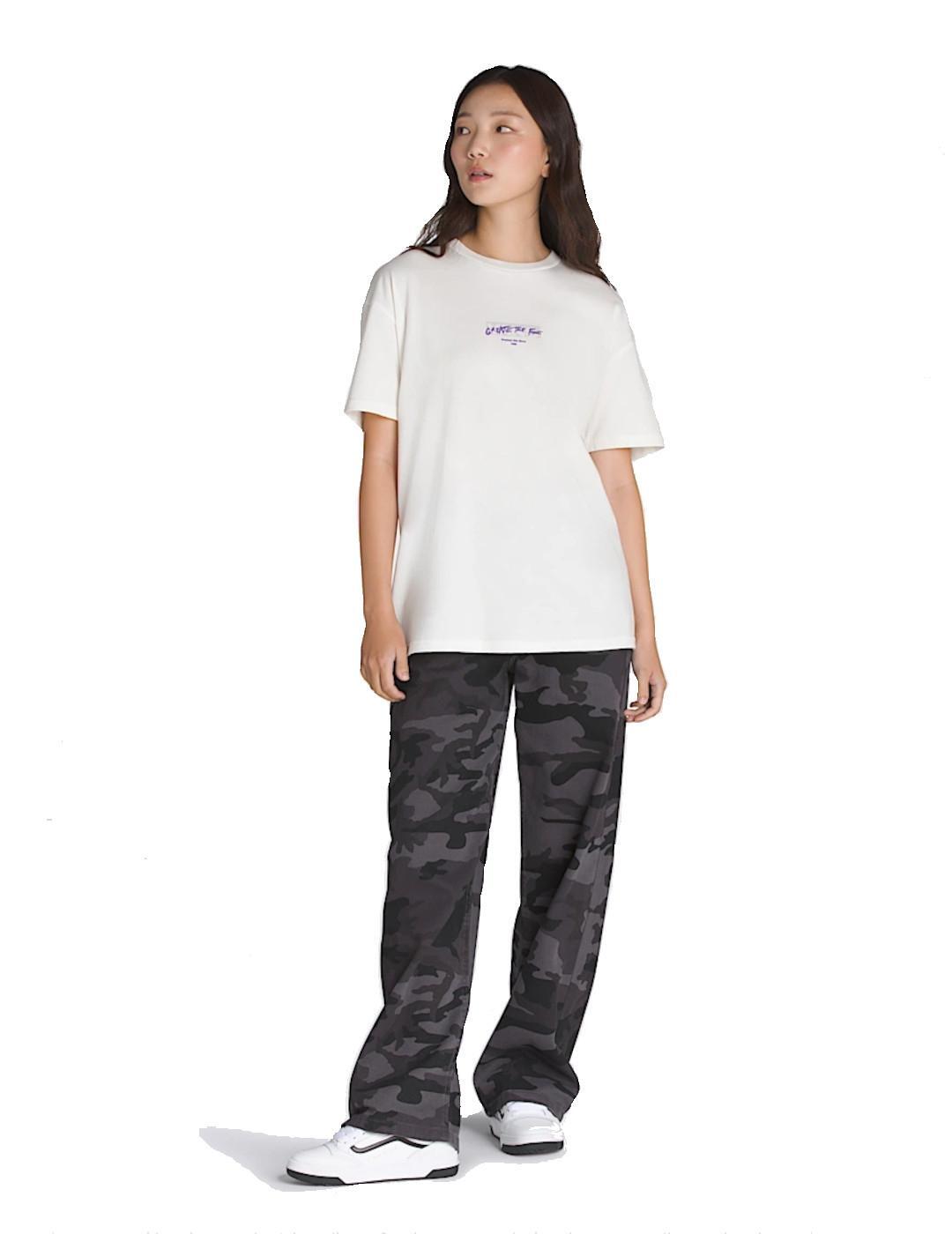 Camiseta para Mujer Vans Firemade Blanco 4/4